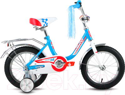 Детский велосипед Forward Racing Girl 2016 (14, голубой)