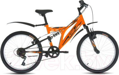 Детский велосипед Forward Altair MTB FS 20 2017 / RBKT72N06003 (оранжевый/черный матовый)