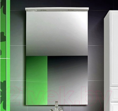 Шкаф с зеркалом для ванной Belux Адажио В60Ш (левый)