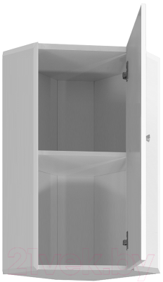 Шкаф для ванной Belux Адажио ШУ38 (белый, правый)