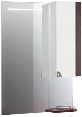 Шкаф с зеркалом для ванной Belux Анталия В60Ш (65, правый)