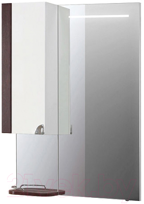 Шкаф с зеркалом для ванной Belux Анталия В60Ш (65, левый)