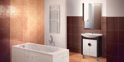 Шкаф с зеркалом для ванной Belux Анталия В60Ш (65, левый)