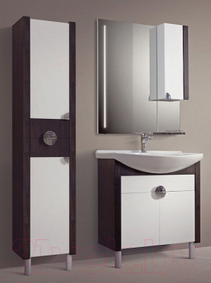 Шкаф с зеркалом для ванной Belux Анталия В80Ш (65, правый)