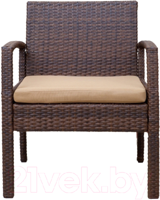 Кресло садовое Седия Ibiza (сталь/коричневый)