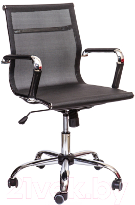 Кресло офисное Седия Adel Chrome (черный)
