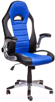 Кресло геймерское Седия Neptun Eco (черный/белый/синий)