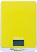 Кухонные весы Kitfort KT-803-4 (желтый) - 