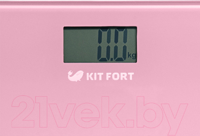 Напольные весы электронные Kitfort KT-804-2 (розовый)