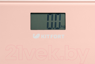 Напольные весы электронные Kitfort KT-804-3 (бежевый)