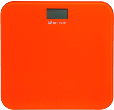 Напольные весы электронные Kitfort KT-804-5 (оранжевый)