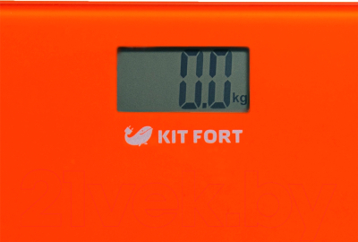 Напольные весы электронные Kitfort KT-804-5 (оранжевый)