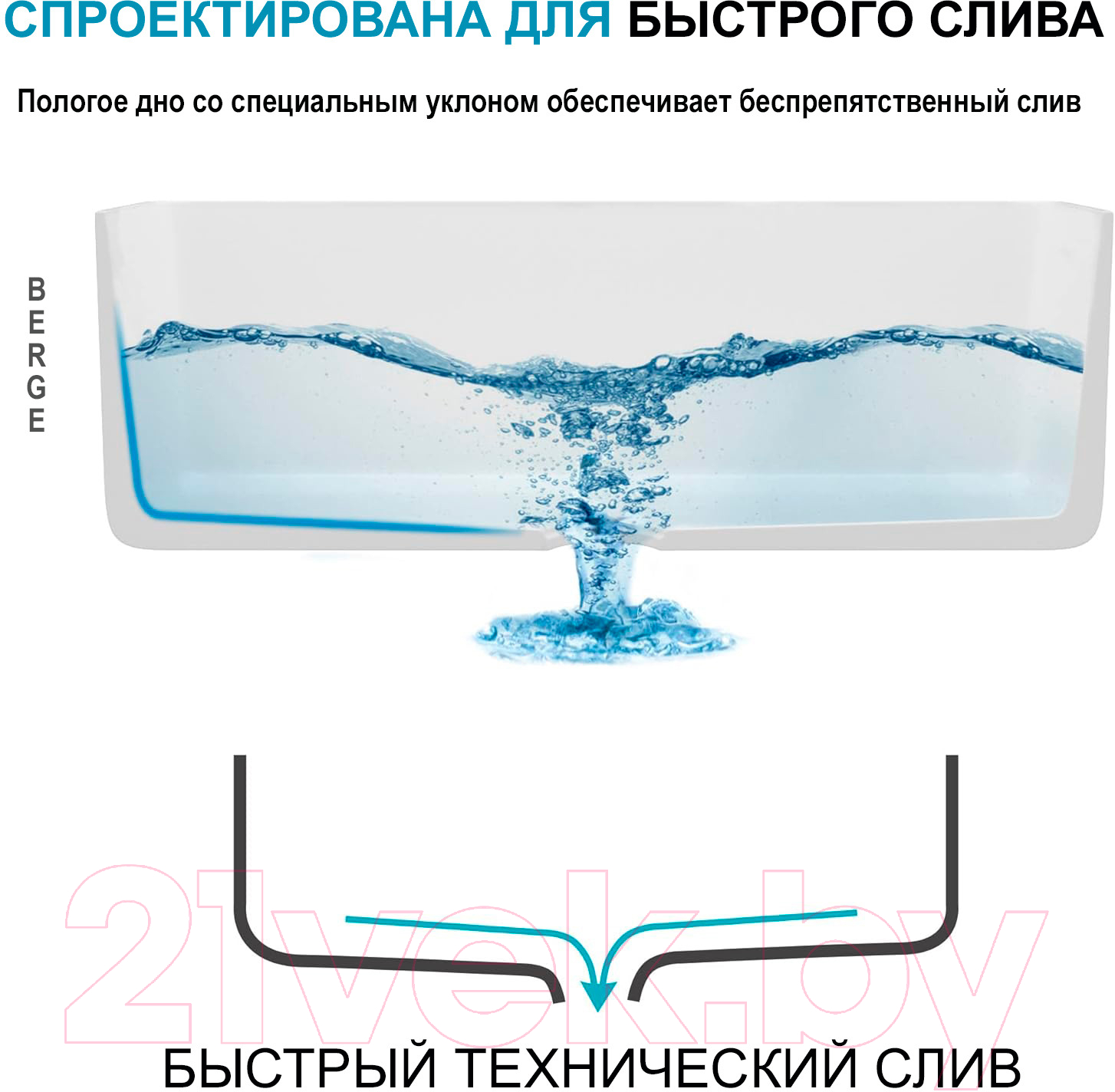 Мойка кухонная Berge BR-6502 (бежевый)