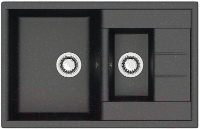 Мойка кухонная Berge BR-7612 (черный)