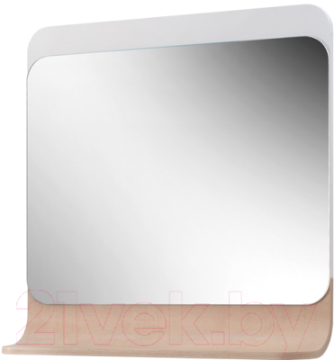 Зеркало Belux Итака В75 (белый/молочный дуб)