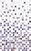 Декоративная плитка PiezaRosa Мозаика Нео 122880 (400x250, фиолетовый) - 