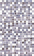 Декоративная плитка PiezaRosa Мозаика Нео 122882 (400x250, темно-фиолетовый) - 
