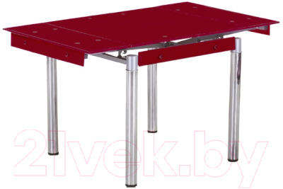 Обеденный стол Седия Karlota 16 (хром/красный)