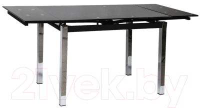 Обеденный стол Седия Karlota 65 (хром/черный)