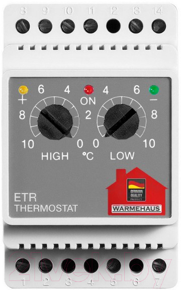 Терморегулятор для теплого пола Warmehaus ETR/F