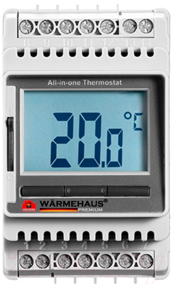 Терморегулятор для теплого пола Warmehaus ETN/4