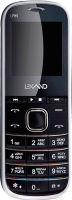Мобильный телефон Lexand LPH5 Music (черный)