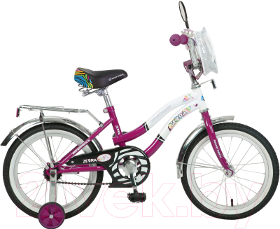 Детский велосипед Novatrack Zebra 165ZEBRA.CLR6