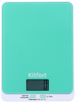 Кухонные весы Kitfort KT-803-1 (зеленый) - 