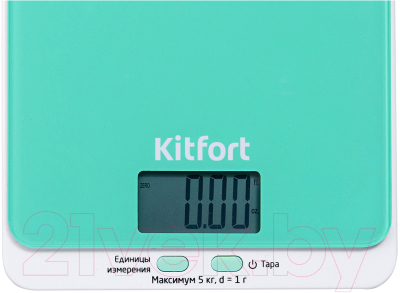 Кухонные весы Kitfort KT-803-1 (зеленый)