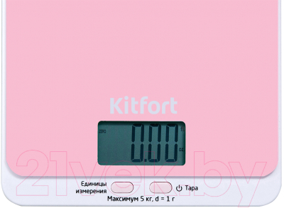 Кухонные весы Kitfort KT-803-2 (розовый)