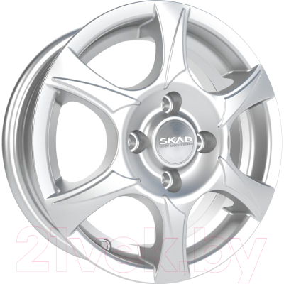 Изображение товара Литой диск SKAD Аэро 13x5" 4x100мм DIA 67.1мм ET 45мм Селена