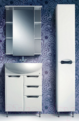 Шкаф-пенал для ванной Belux Сонет-Сити П30К (левый)