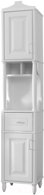 Шкаф-пенал для ванной Belux Флоренция П40-01 (белый, правый)