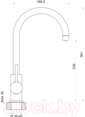 Смеситель Argo Spring 35-09/L (брют)