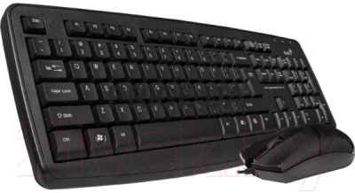 Клавиатура+мышь Genius KM-130 (черный)