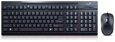 Клавиатура+мышь Genius KM-125 (черный)