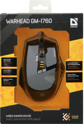 Мышь Defender Warhead GM-1740 / 52740