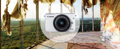Беззеркальный фотоаппарат Canon EOS M10 Kit EF-M 15-45mm / 0922C040AA (белый)