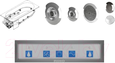Гидромассажная система Riho Pro 6