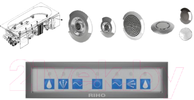 Гидромассажная система Riho Pro 7
