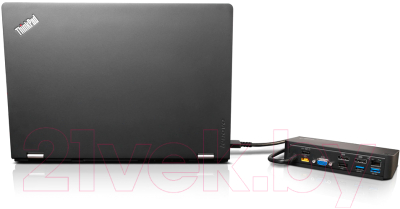 Док-станция для ноутбука Lenovo ThinkPad OneLink + Dock (40A40090EU) - пример использования