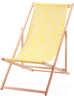 Кресло-шезлонг складное Ikea Мюсингсо 903.380.16 (желтый)