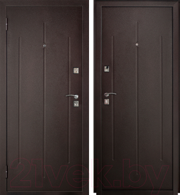 Входная дверь Йошкар Стройгост 7-2 Металл (86x206, левая)