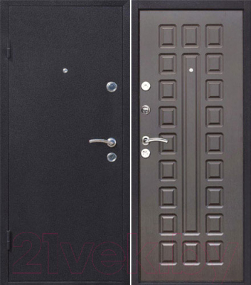 Входная дверь Йошкар Полимер/МДФ Венге (120x205, левая)
