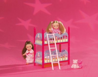 Кукла с аксессуарами Simba Подружки Эви и двухэтажная кровать 105733847