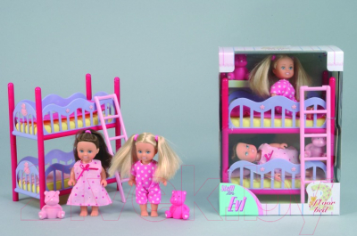 Кукла с аксессуарами Simba Подружки Эви и двухэтажная кровать 105733847