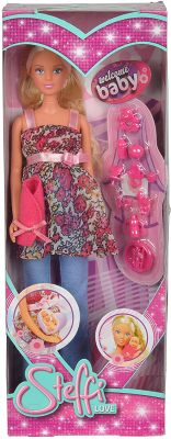 Кукла с аксессуарами Simba Штеффи беременная 105734000