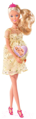 Кукла с аксессуарами Simba Штеффи беременная с люлькой 105737084