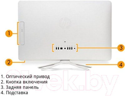 Моноблок HP 22-b031ur (X0Z40EA)