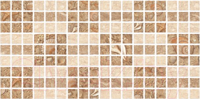Декоративная плитка Нефрит-Керамика Аликанте / 09-00-5-10-31-11-119 (500x250, мозаика бежевая)